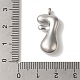 Подвески из нержавеющей стали 304 с ионным покрытием (IP) STAS-M017-08P-06-3