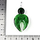 Ручной серебряная фольга Lampwork большие кулоны FOIL-N031-01E-3