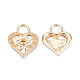 Сеттинги для кулона (стразов) из латуни  KK-N232-469-1
