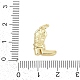 Латунные микропаве прозрачные подвески с фианитом KK-G522-04G-3
