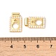 Подвески из латуни и акрила с жемчугом KK-G488-05A-G-3