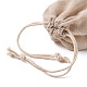 Drawstring мешки хлопка упаковка мешочки X-ABAG-R011-12x15-4