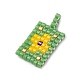 2 шт. подвески из стеклянных бусин PALLOY-MZ00246-02-4