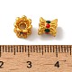 Долговечные латунные бусины KK-K381-14MG-2