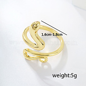 Змеиные латунные манжеты для женщин HH5156
