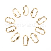 Латунные брелоки с карабином KK-T047-07G