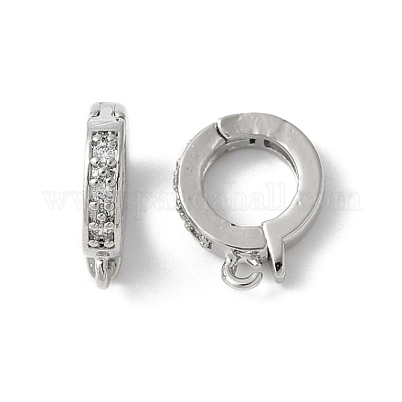 Латунные микропроволочные кубические циркониевые подвески KK-D324-06P-1