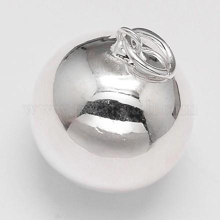 Круглые серебряные подвески 925 стерлингов STER-F013-01B-1
