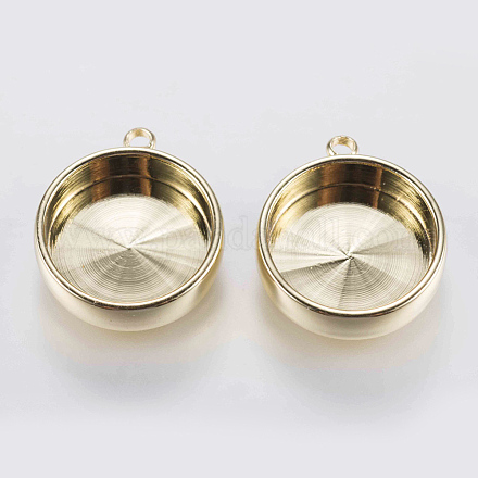 Сеттинги для кулона (кабошонов) KK-G338-09G-1