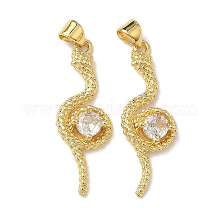Латунные микро проложить кубического циркония подвески KK-L243-29G-08-1
