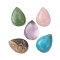 Gemstone Cabochons, teardrop, Mixed Stone, Mixed Color, 14x10x4mm