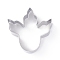Non-Tarnish Stainless Steel DIY Dinosaur Cookies Cutters, DIY Biscuit Baking Tool, Dinosaur's Paw Print, Stainless Steel Color, 67x67x25mm