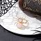 Natural Rose Quartz Beaded Finger Rings, Spider, with Golden Eco-Friendly Copper Wire, Inner Diameter: 18mm