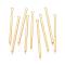 Ion Plating(IP) 304 Stainless Steel Pendants, Bar, Golden, 43x2x2mm, Hole: 1.8mm