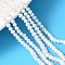 Natural Cultured Freshwater Pearl Beads Strands, Potato, 3A, Floral White, 3.5~4mm, Hole: 0.7mm, about 89~90pcs/strand, 13.74~13.86''(34.9~35.2cm)