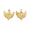 Ion Plating(IP) 304 Stainless Steel Pendants, Angel Charms, Golden, 16x15x2mm, Hole: 2.5mm