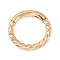 Twisted Ring Hoop Earrings for Girl Women, Chunky 304 Stainless Steel Earrings, Golden, 8.5x1.3mm, 16 Gauge(1.3mm)