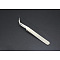Tarnish Resistant Curved Tip 410 Stainless Steel Pointed Tweezers, Nail Art Tools, Stainless Steel Color, 105x9x0.80mm
