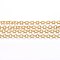 304 Stainless Steel Cable Chains, Soldered, with Spool, Oval, Golden, about 328.08 Feet(100m)/roll, 2.5x2x0.5mm
