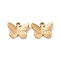 Ion Plating(IP) 304 Stainless Steel Charms, Butterfly, Golden, 12x15x3mm, Hole: 2mm