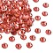 Preciosa® MAXIMA Crystal No Hotfix Flatback Stones, Czech Crystal, Dura Foiling, Round(438 11 615 Chaton Rose), 90350 Padparadscha, SS8(2.3~2.5mm)