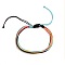 Multi-strand Fibre Wax Threads Braided Bracelet, Adjustable Cord Bracelet, Colorful