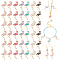 42Pcs 7 Colors Alloy Enamel Pendants, Flamingo, Mixed Color, 26x14x2mm, Hole: 1.8mm, 6pcs/color