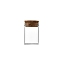Glass Empty Wishing Bottle, with Cork Stopper, Column, Clear, 3x4cm, Capacity: 15ml(0.51fl. oz)