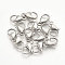 Tarnish Resistant 304 Stainless Steel Lobster Claw Clasps, Stainless Steel Color, 9x6x3mm, Hole: 1mm