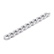 Handmade Opaque Acrylic Curb Chains, Twisted Link Chain, Gray, 23x16.5x4mm, about 39.37 inch(1m)/strand