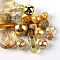 Acrylic Beads, Mixed Shapes, Peru, 5.5~28x6~20x3~11mm, Hole: 1~5mm
