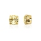 Preciosa® MAXIMA Crystal in Sew-On Cup, Czech Crystal, 719 35 021 Chaton(Round), Golden, 80100 Jonquil, SS16(3.8~4mm)