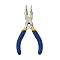 Carbon Steel 6-in-1 Bail Making Looping Pliers, Jewelry Plier, Dark Blue, 15.5x8.5x1.5cm
