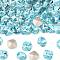 Preciosa® MAXIMA Crystal Fancy Stones, Czech Crystal, 435 36 132 Cushion Square, Dura Foiling, 60010 Aqua Bohemica, 10x10mm