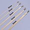 1~2MM Unisex 304 Stainless Steel Flat Snake Chains Necklaces, 15.75 inch(40cm)