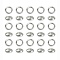 304 Stainless Steel Beads, Ring, Stainless Steel Color, 6x2mm, Hole: 4mm