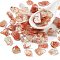 Natural Sunstone Chips Beads, No Hole, 7~17x7~9x1.5~5mm