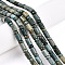 Natural Shoushan Jade Beads Strands, Column & Rondelle Beads, 8~8.5x6~7mm, Hole: 0.7mm, Rondelle: 5.5~6.5x3~4mm, about 63~66pcs/strand, 14.96~15.55 inch(38~39.5cm)