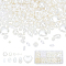 689Pcs 10 Style Imitated Pearl Acrylic Beads, Mixed Shape, Mixed Color, 12mm, hole: 2mm