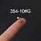 316L Stainless Steel Micro Pave Cubic Zirconia Cartilage Earrings, Golden, Star, 6mm, Pin: 1.2mm