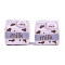 Resin Cabochons, Milk with Bear, Orchid, 20~20.5x21~22x14~14.5mm