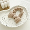 Bowknot Cloth Elastic Hair Accessories, for Girls or Women, Scrunchie/Scrunchy Hair Ties, Wheat, 100mm