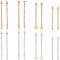 UNICRAFTALE 16pcs 8 Styles 2 Colors Stainless Steel Chain Extender with Lobster Claw Clasps and Curb Chains About 50-74mm Long Jewelry Extender Chain Bracelet Extender Chain Necklace Extender