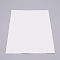 Silicone Single Side Board, with Adhesive Back, Rectangle, White, 300x210x1mm