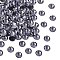 Preciosa® MAXIMA Crystal No Hotfix Flatback Stones, Czech Crystal, Dura Foiling, Round(438 11 615 Chaton Rose), 20030 Smoked Amethyst, SS12(3~3.2mm)