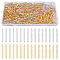 600Pcs 4 Style Glass Bugle Beads, Round Hole, Twist & Round Bugle Beads, Mixed Color, 25~26x2.5mm, Hole: 1mm