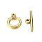 Alloy Toggle Clasps, Cadmium Free & Nickel Free & Lead Free, Antique Golden, Ring: about 14x11x2mm, Hole: 2mm, Bar: 19x5.5x2mm, Hole: 2mm