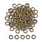 Open Jump Rings Brass Jump Rings, Cadmium Free & Lead Free, Antique Bronze, 7x1mm, 18 Gauge, Inner Diameter: 5mm, about 4000pcs/500g