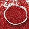 TOHO Round Seed Beads, Japanese Seed Beads, (25C) Silver Lined Ruby, 8/0, 3mm, Hole: 1mm, about 1110pcs/50g