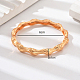 Реальные 18k позолоченные браслеты из латуни AJ8200-1-2